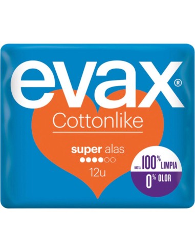 EVAX COTTON SUPER ALAS 12UDS.