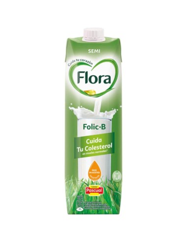 LECHE FLORA BRIK 1L.SEMI