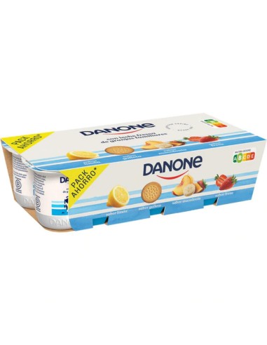 YOGUR SABORES FRE.-MACE.-LIM.-GALL. DANONE 8X120GRS