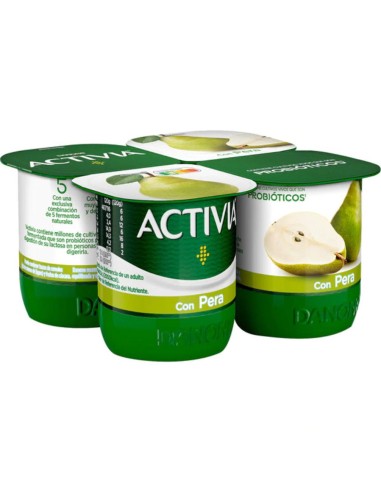 Activia con Pera x4