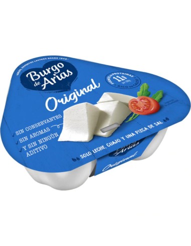 QUESO FRESCO BURGO DE ARIAS NATURAL 3X72GRS