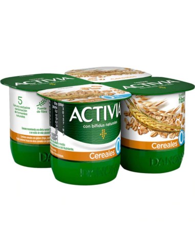 Activia Cereales 0%x4