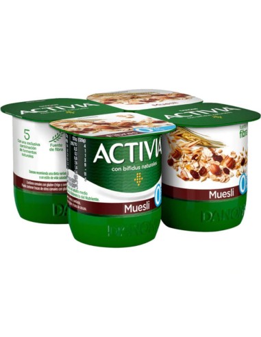 Activia Muesli 0% x4