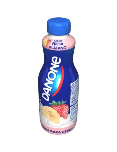 Danone para beber Fresa Platano 550g