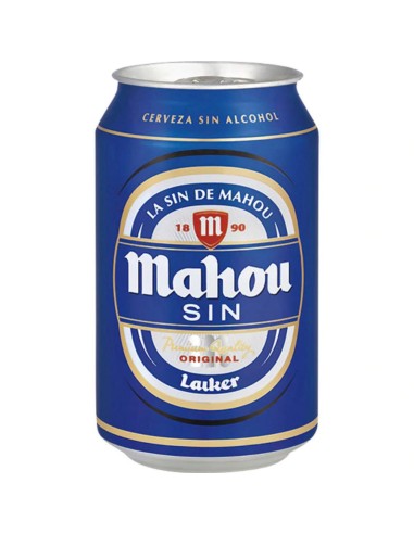 CERVEZA MAHOU S/ALCOHOL LATA