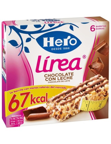 BARRITAS HERO CORNY CHOCOLATE/LECHE 0% 6x25GR