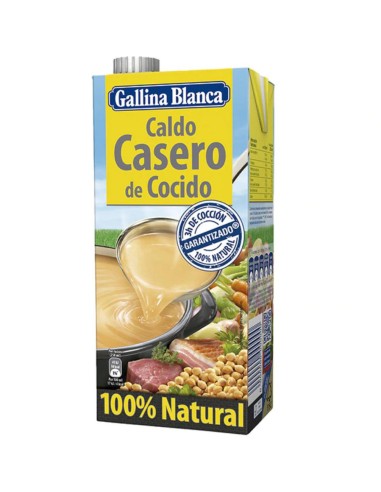 CALDO CASERO COCIDO G.BLANCA 1L.