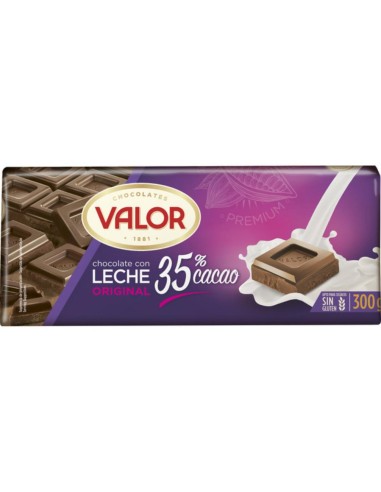 CHOCO.VALOR PURO CON LECHE 300