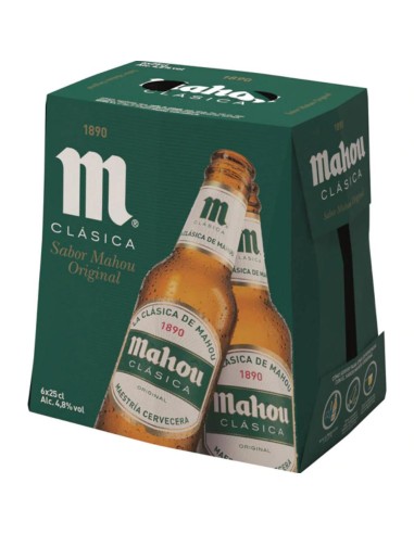 CERVEZA MAHOU CLASICA 1/4 PK6