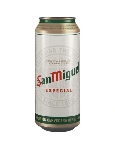 CERVEZA S.MIGUEL LATA 50 CL.