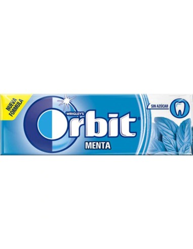 CHICLES ORBIT MENTA S/A 10UDS 14GRS