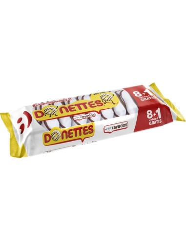 DONETTES RAYADOS 8UDS.