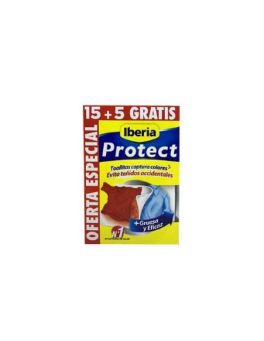 IBERIA TOALLITAS PROTECT 15+5U