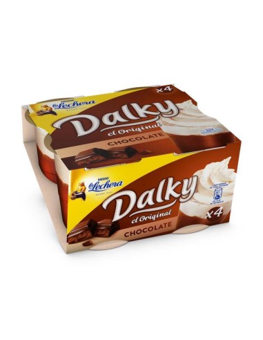 DALKY DUO CHOCOLATE CON NATA X 4