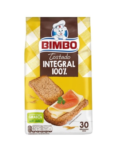 BIMBO TOSTADO INTEGRAL 30 REB