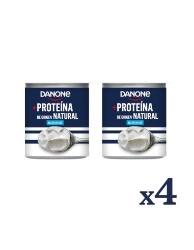DANONE PROTEIN NATURAL 4X100GRS.