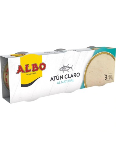 ATUN ALBO CLARO NATURAL R100 PACK3