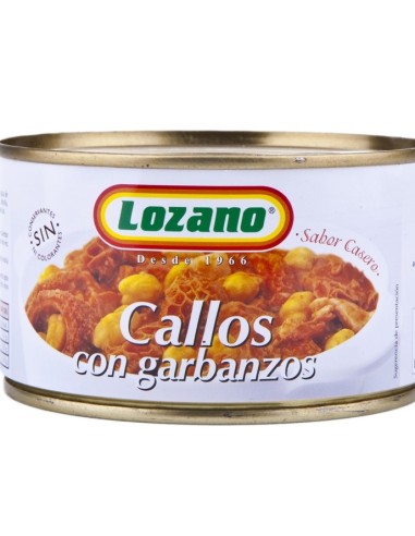 CALLOS C/GARBANZOS LOZANO 380GR