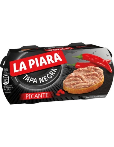 PATE LA PIARA PICANTE 2X75GRS.