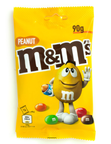 M&M'S CACAHUETES 90GRS