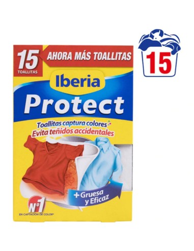 IBERIA TOALLITAS PROTECT 15UDS