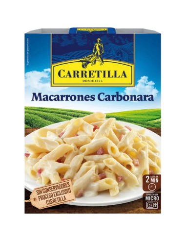 MACARRONES CARBONARA 325GRS CARRETILLA