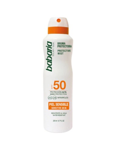 BRUMA PIELES SENSIBLES  BABARIA F50 SPRAY 200ML.