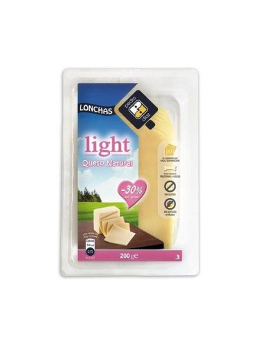 QUESO EDAM LONCHAS LIGHT 200GRS  PD