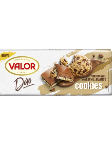 CHOCOLATE VALOR DUO COOKIES 170GRS