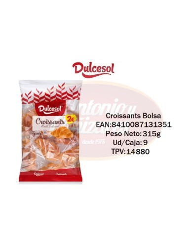 CROISSANT 315G. DULCESOL      2E